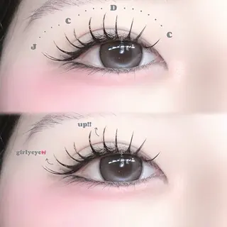 マツエク・マツパ FaB 千葉店所属・🩶LEDエクステ& 上下パーマRAN🪽のマツエク・マツパデザイン