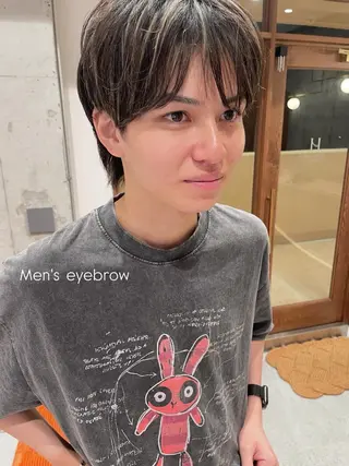 メンズ アイブロウ men'sアイブロウ まつ毛パーマ/さちのマツエク・マツパデザイン