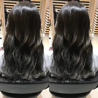 ロング カラー 大久保 隆蔵のヘアスタイル
