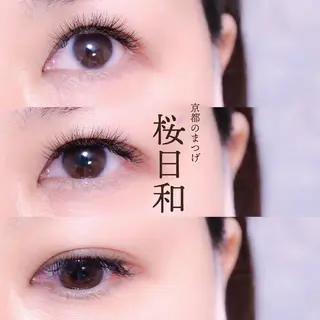 マツエク・マツパ 京都のまつげ桜日和 小島美桜のマツエク・マツパデザイン
