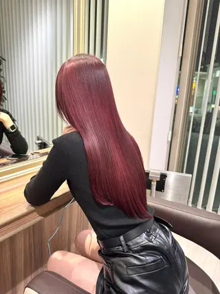 ロング カラー Re:st所属・Miyavi/カラー ショートボブのヘアスタイル