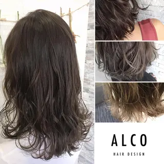 セミロング カラー ヘアアレンジ ワタイショウタ 髪質改善✨眉毛サロンのヘアスタイル