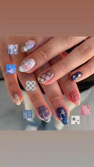 ネイル RooM tani /個性派ニュアンスのネイルデザイン
