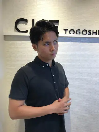 ショート CUETOGOSHIKOEN所属・舛添 龍一のヘアスタイル