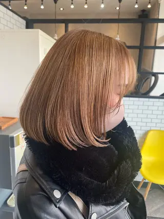 ミディアム カラー haf店長 ✂︎タカハシレン✂︎のヘアスタイル