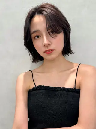 ミディアム 🔮韓国スタイル/艶 カラー/あやか🔮のヘアスタイル