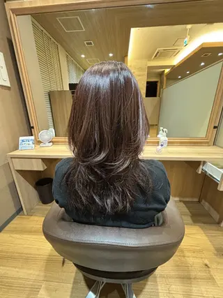 ミディアム カラー 🍀🍒ྀyuuka /似合わせカラー🍀のヘアスタイル