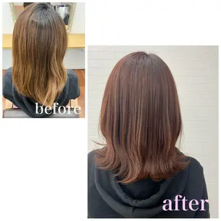 ミディアム カラー GRANLUSSO 〜グランルッソ駅前店所属・木口 嘉美のヘアスタイル