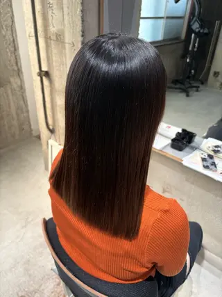 ミディアム 玉置 七海のヘアスタイル