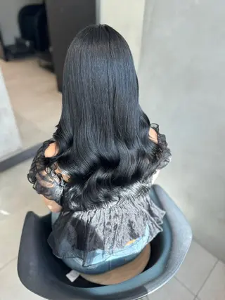 ロング カラー 大阪 梅田/ ハイトーン/エクステのヘアスタイル