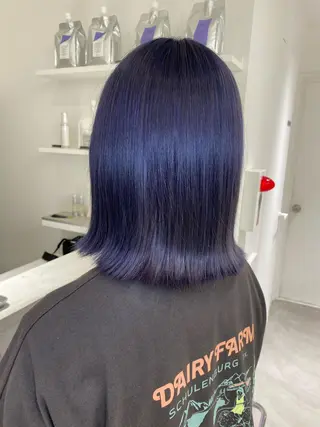 カラー kumon ayu ブリーチ/ハイトーンのヘアスタイル