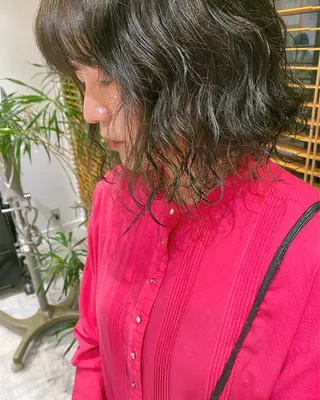 ショート カラー パーマ パーマ指名No1 /namiのヘアスタイル