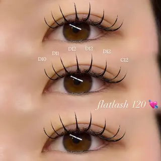 マツエク・マツパ Mell Yuuna ♡パリエク /束感のマツエク・マツパデザイン