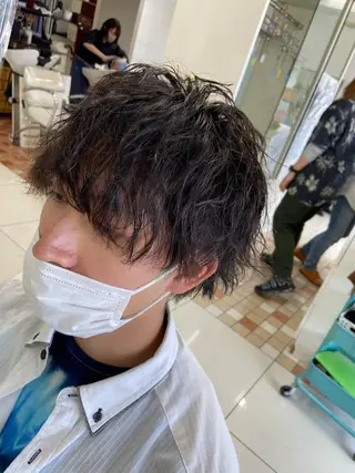 パーマ メンズ 髪質改善美容室bokuno町田店所属・メンズ＆髪質改善縮毛 矯正【平山🔥拓哉】のヘアスタイル