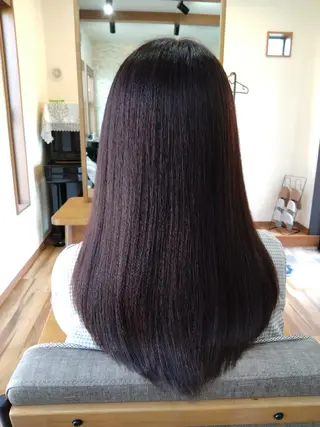 セミロング カラー crea   芦田 武栄のヘアスタイル