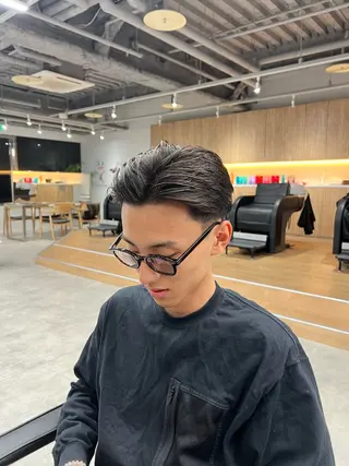 メンズ メンズパーマ/波巻き 新潟/万代/夏芽🎀のヘアスタイル