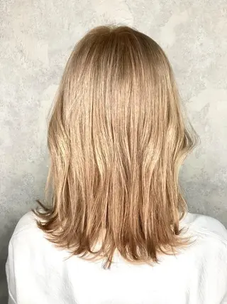 ミディアム 💗艶カラー💗 CECILのヘアスタイル