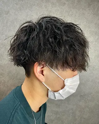 ショート パーマ メンズ メンズ専門 中島俊【朝霞】のヘアスタイル