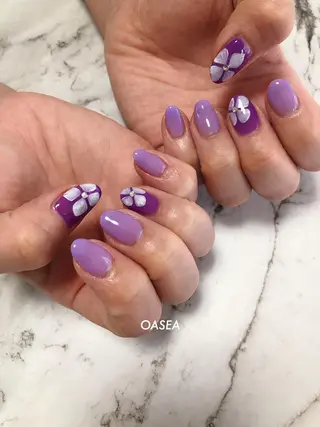 ネイル 🌞💜 KAORI 🌴のネイルデザイン