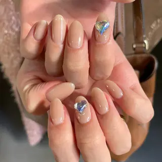 ネイル By moonネイル 🌷ワンホン/韓国風のネイルデザイン