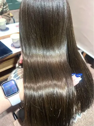 ロング 濱本 樹蘭のヘアスタイル