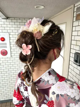 ヘアアレンジ 大人可愛いヘアメイク 💋🧚‍♀️しずかのヘアスタイル