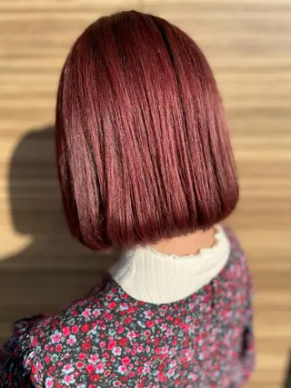 ミディアム カラー 髪質改善専門 いしだあきひろのヘアスタイル