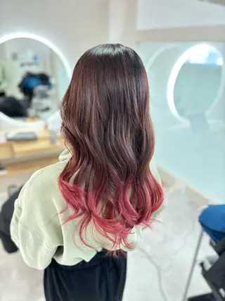 ロング カラー Carrefour LOCO Kyogoku八潮店【カルフールロコキョウゴク】所属・LOCO Aikaのヘアスタイル