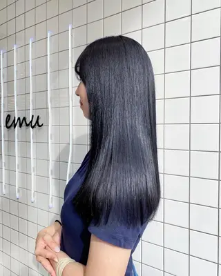 ロング カラー emu所属・けいこ🍊ニュアンス ネイル/個性派ネイルのネイルデザイン