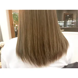 セミロング カラー 江上拓郎/ショート /酸性ストレートのヘアスタイル