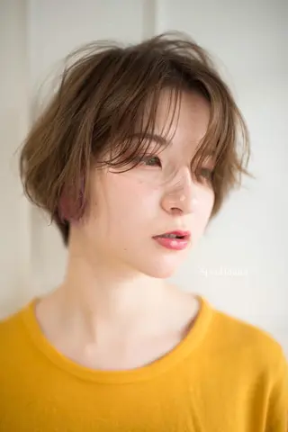 ショート カラー 三宅 涼馬のヘアスタイル