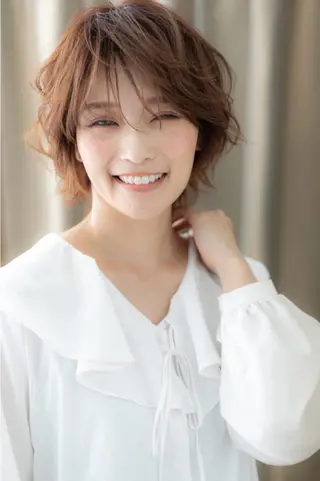 ショート パーマ カバーヘアブリス上尾店所属・飯田 萌友のヘアスタイル