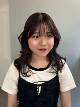 セミロング sia所属・Nene Murakamiのヘアスタイル