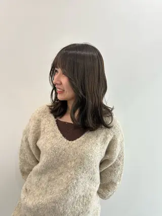 ミディアム カラー ヘアセット/艶カラー 💐nao.のヘアスタイル