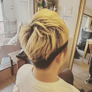 ショート メンズ spa hair  ark 富井直美のヘアスタイル