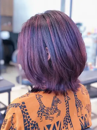 ショート カラー 【t.a.g（タグ）】所属・ノンダメージ髪質改善 カラー💎/KURAのヘアスタイル