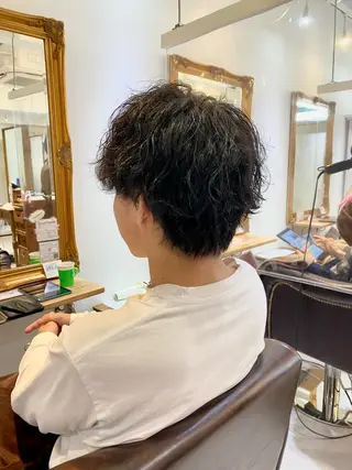 パーマ メンズ abinto total beauty所属・柴田 大輔のヘアスタイル