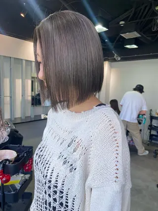 ショート カラー 地毛風艶カラー🌿 喜多夏海のヘアスタイル