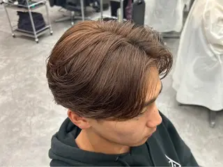 ミディアム カラー パーマ メンズ メンズパーマ特化 🔥韓国ヘア職人🔥のヘアスタイル