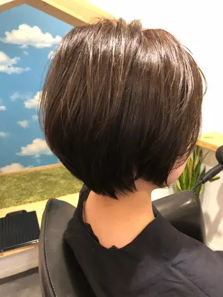 ミディアム カラー 髪質改善 十河　勇作のヘアスタイル