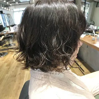 ミディアム パーマ ◇おの あすか◇のヘアスタイル