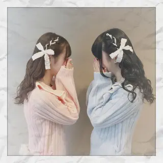 セミロング ヘアアレンジ ヘアセット/着付け 𓇼 松本 夏美𓇼のヘアスタイル