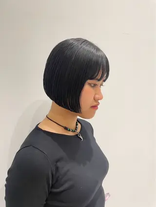 ショート カラー mina🪐立川駅/ レイヤー/ボブのヘアスタイル