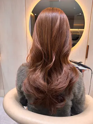 カラー ❤️ブリーチなし💚 ダブルカラー平野実花のヘアスタイル