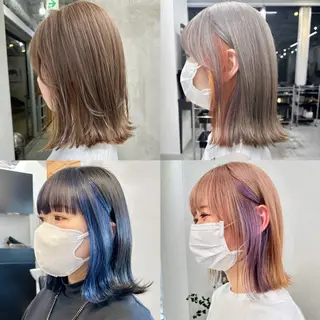 カラー ブリーチダブルカラー 【koide】のヘアスタイル