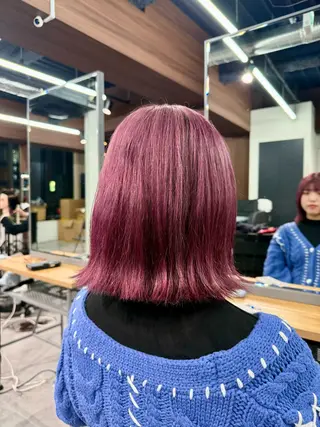 ミディアム 似合わせボブ🌺 艶髪特化💗村松優斗のヘアスタイル