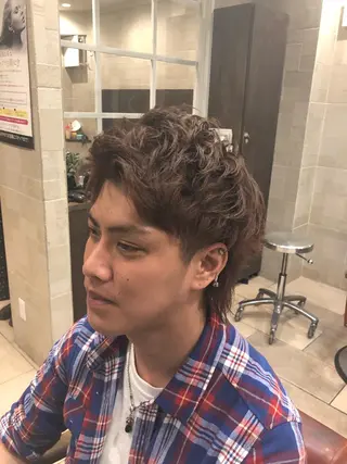 ショート カラー メンズ 💈大人の渋髪💈 店長　大橋侑弥のヘアスタイル