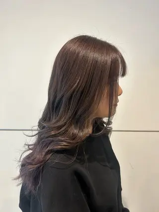 ロング カラー 髪質改善/縮毛矯正 ツヤ髪🩷さつきのヘアスタイル