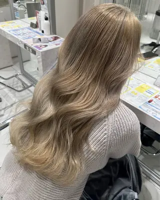 ロング 韓国スタイル🇰🇷 児島葉月のヘアスタイル