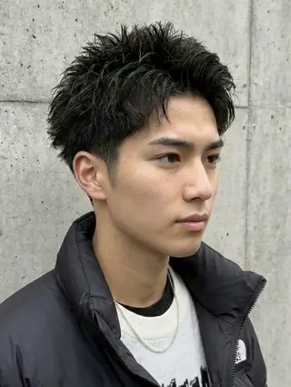 ショート メンズ メンズサロンHEADSTOCK大和八木店所属・メンズカット/メンズ パーマ/TOMOのヘアスタイル